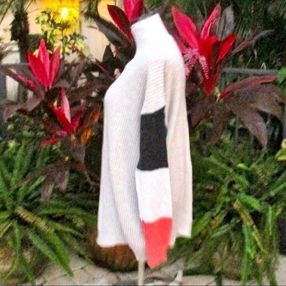 Shein Oversized Color Block Sweater - Picture 2 of 5